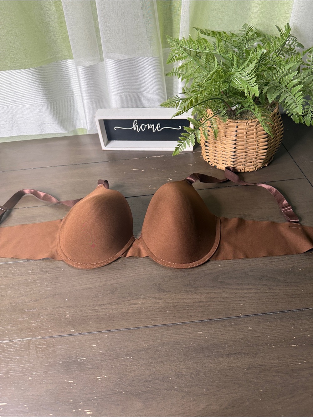 Valentina Brown Padded T-Shirt Bra
